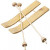 Ski with Sticks, size 11x3,8 cm, pine, 3pairs