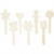 Lolly Stick Shapes, H: 15 cm, birch, 25pcs