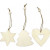 Wooden Ornament, size 6 cm, thickness 3 mm, 9 pcs [HOB-56733]