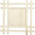 Frame, size 17x17 cm, carving: 8.7x8.7 cm, 20 pcs, plywood [HOB-56829]
