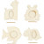 Frames, size 10x15 cm, carving: 5+5.5x3.4 cm, 20 pcs, plywood [HOB-56837]