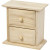 Chest of Drawers, size 13x7.5x13 cm, 1 pc, paulownia [HOB-57573]