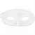 Half Face Masks, H: 9.5 cm, W: 18.5 cm, 1 pc, white [HOB-592550]