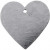 Metal Heart, size 30x30 mm, thickness 1 mm, 15 pcs [HOB-59361]