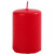 Candles, D: 40 mm, H: 60 mm, 12 pcs, red [HOB-596010]