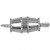 Barrel Clasps, L: 16 mm, 10 pcs, silver-plated [HOB-600020]