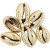 Shell, L: 20 mm, 6 pcs, gold-plated [HOB-61017]