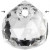 Acylic Beads, size 16 mm, hole size 2 mm, 38 pcs, Gloss transparent [HOB-636870]