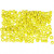 Rocaille Seed Beads, size 8/0 , D: 3 mm, yellow, 500g, hole size 0,6-1,0 mm [HOB-682012]