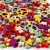 Howlite Beads, size 4-25 mm, hole size 1.5 mm, 840 pcs, bold colours [HOB-69881]