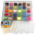 Fuse Beads, size 5x5 mm, hole size 2,5 mm, standard colours, 7500mixed