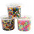 Fuse Beads, size 10x10 mm, hole size 5,5 mm, asstd colours, jumbo, 3x550mixed