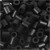 PhotoPearls, size 5x5 mm, hole size 2,5 mm, black (1), 1100pcs