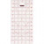 Quilting ruler, size 16x31 cm, size 6x12 ", 1 pc [HOB-8735]