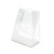 Block Bottom Bags Clear 17.8x10.2x22.9cm with paper insert (100 pieces) [FGPBH8]