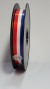 Curling Ribbon Blue/White and Red Hearts 19mm x 91 meter (1 roll) [HV-DFR19]
