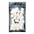 Grip Seal Bags Transparent/Black 12.7x20.8cm (100 pieces) [HZB6CB]