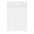 Grip Seal Bags with Hang and Vent-hole 15x23cm Crystal Clear PP 75 micron (100 pieces) [Z3R69V]
