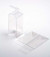Plastic Gift Boxes 8.9x8.9x19.1cm Crystal Clear with Autolock Bottom (25 pieces) [PLB187]