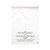 Plastic Bags with Suffocation Warning 15.2x22.9cm Reclosable (100 pieces) [PFW169]