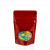 Red Window Zipper Pouch Bags 7.9 x 5.1 x 13cm (115ml) (100 pieces) [ZBGO1R]