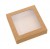 Kraft Gift Boxes with Window 10.5x2.2x10.5cm (25 pieces) [WKRG245]