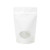 Stand Up Pouches Kraft White with oval Window 17x9x28.5cm (100 pieces) [ZBGO4WK]