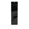 Black Metallized Hanging Zipper Barrier Bags 6.3 x 22.8 cm (100 Pieces) [HZBB1MB]