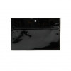 Black Metallized Hanging Zipper Barrier Bags 15.2 x 7 cm (100 Pieces) [HZBB2MB]