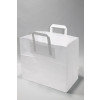 Shopping Bag Bleached Kraft 70 g/qm 22x11x36 cm (50 pcs) [PADW7036]