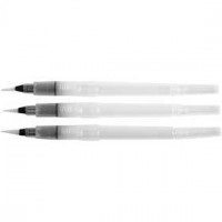 Water Brushes, size S + M + L, 10 ml, 3 pcs [HOB-10326]