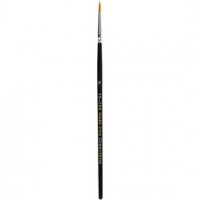 Gold Line Brushes, size 4 , W: 3 mm, round, 12pcs [HOB-10704]