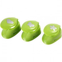 Paper Punches, size 25 mm, 3 pcs [HOB-11302]