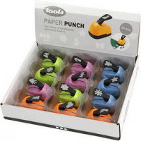 Paper Punches, size 25 mm, 12 pcs [HOB-11448]