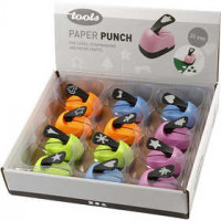 Paper Punches, size 25 mm, 12 pcs [HOB-11449]
