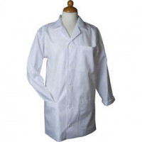 Painting Apron, size large, L: 85, 1 pc, white [HOB-13903]