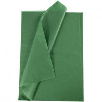 Tissue Paper, sheet 50x70 cm, 14 g, 10 sheets, green [HOB-200885]