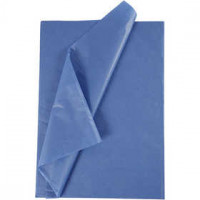 Tissue Paper, sheet 50x70 cm, 14 g, 10 sheets, blue [HOB-200887]