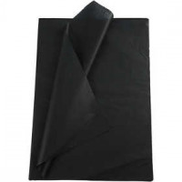 Tissue Paper, sheet 50x70 cm, 14 g, 10 sheets, black [HOB-200889]