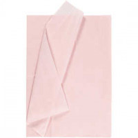 Tissue Paper, sheet 50x70 cm, 17 g, 6 sheets, light red [HOB-200896]