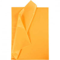 Tissue Paper, sheet 50x70 cm, 17 g, 25 sheets, yellow [HOB-20090]