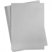 Card, A2 420x600 mm, 180 g, 100 sheets, steel grey [HOB-21326]
