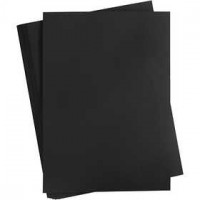 Card, A2 420x600 mm, 180 g, 100 sheets, coal black [HOB-21327]