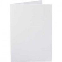 Cards, size 10.5x15 cm, 220 g, 10 pcs, white [HOB-216011]