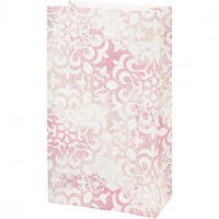 Paper Bags, H: 21 cm, size 6x12 cm, watercolour, 10pcs, 80 g