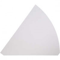Cones, H: 68 cm, D: 20 cm, 5 pcs, white [HOB-23315]