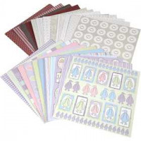 Design Paper, sheet 30.5x30.5 cm, 120 g, 200 mixed sheets [HOB-25485]