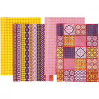 Decoupage Paper, sheet 25x35 cm, 17 g, 8 mixed sheets [HOB-254890]