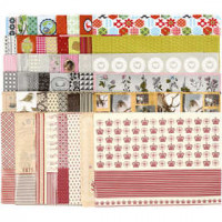 Decoupage Paper, sheet 25x35 cm, 17 g, 360 mixed sheets [HOB-25593]