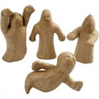 Ghosts, H: 15 cm, 4 pcs [HOB-26730]